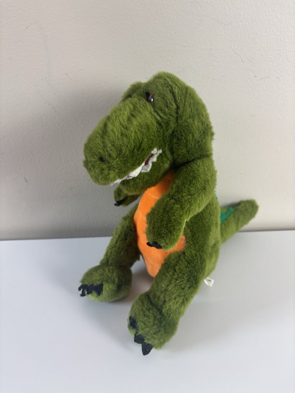 Vtg Rhode Island Novelty Green Alligator Crocodile Plush 9” Stuffed Animal